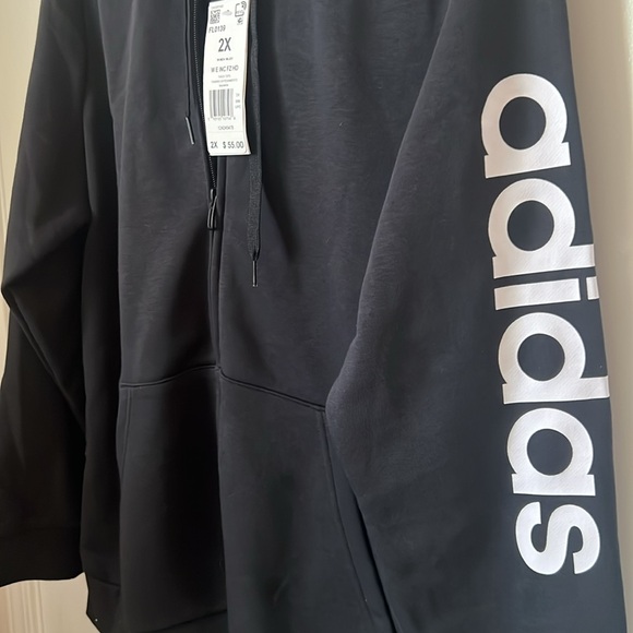 Adidas women’s black zipper sweater - Picture 6 of 12